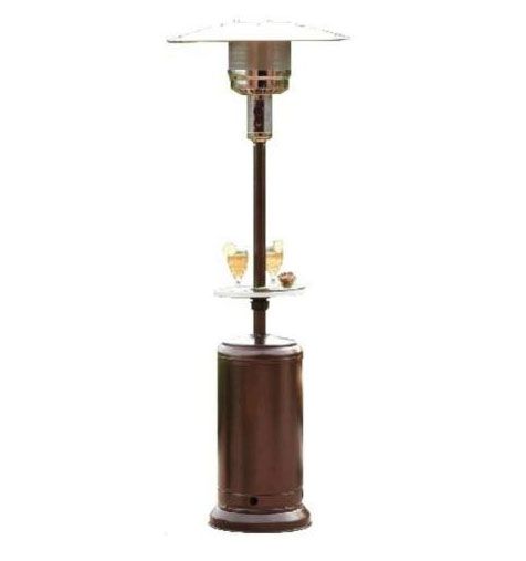 AZ Patio Heaters HLDS01 87 Inch Tall Patio Heater With Table