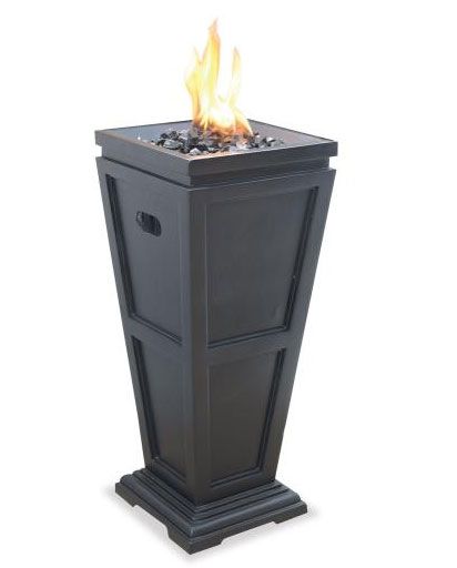 UniFlame GLT1332SP Uniflame 28 Inch Liquid Propane Gas Outdoor Medium Fireplace