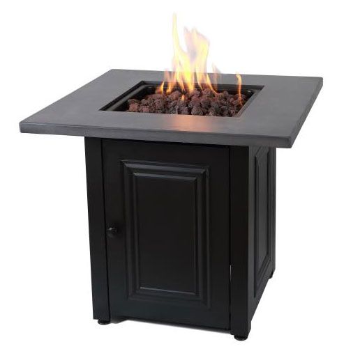 UniFlame GAD15410M Wakefield 28 Inch Fire Pit by Fire Island