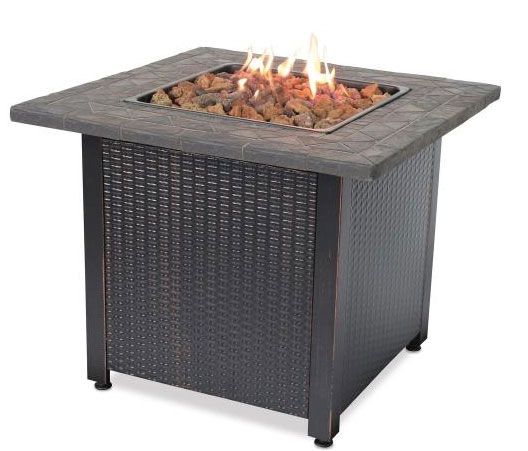 UniFlame GAD1401M Endless Summer 30 Inch Liquid Propane Gas Outdoor Fireplace