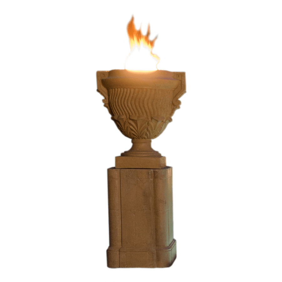 Piage Fire Urn and Pedestal