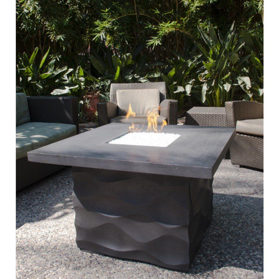 Voro Square Fire Pit Table