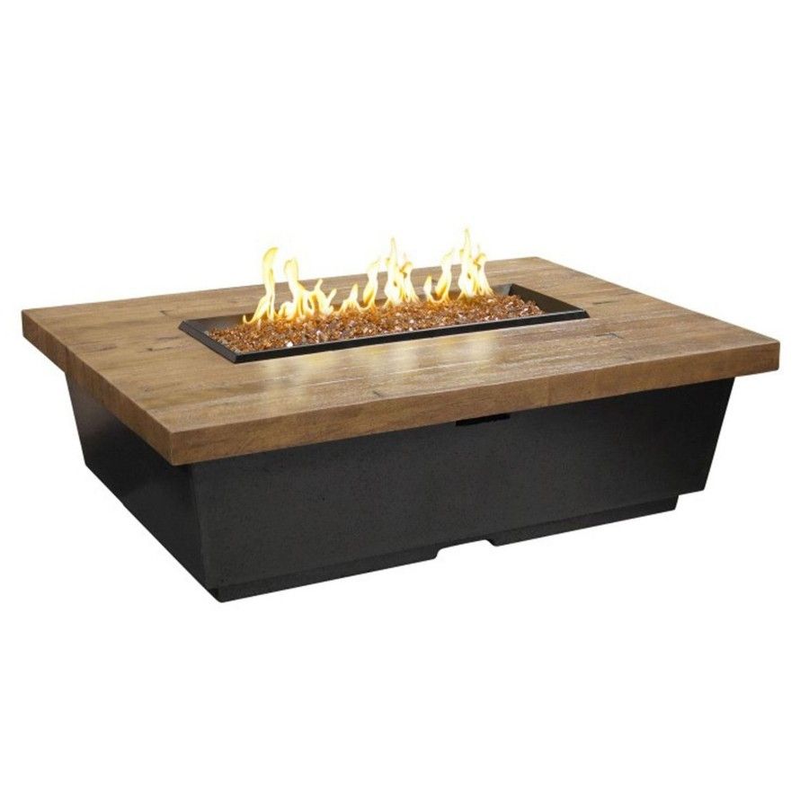 Contempo Reclaimed Wood Fire Table - LP Select with Drawer