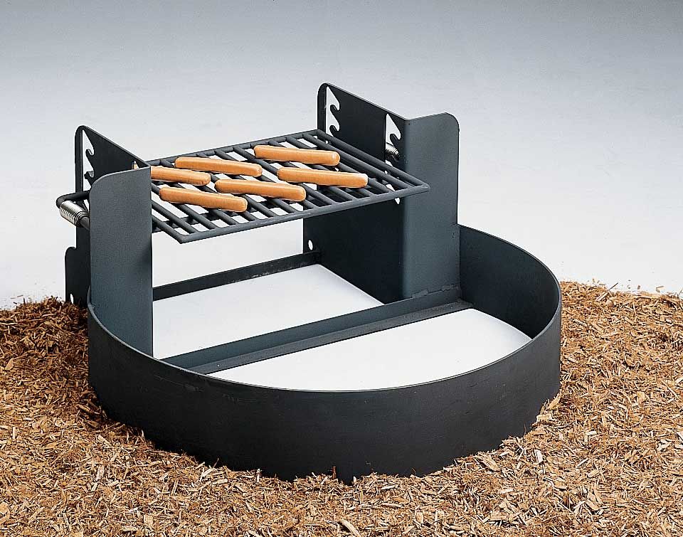 Dual-Purpose Fire Ring w/ Grate; Made In USA