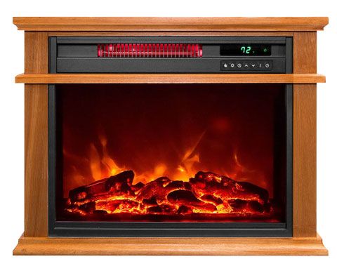 Lifesmart Infrared Portable Electric Fireplace Heater