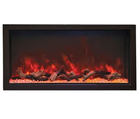 Remii Extra Tall Indoor/Outdoor Built-In Electric Fireplace - 45 Inch