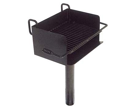 Rotating Park Grill: Made In USA
