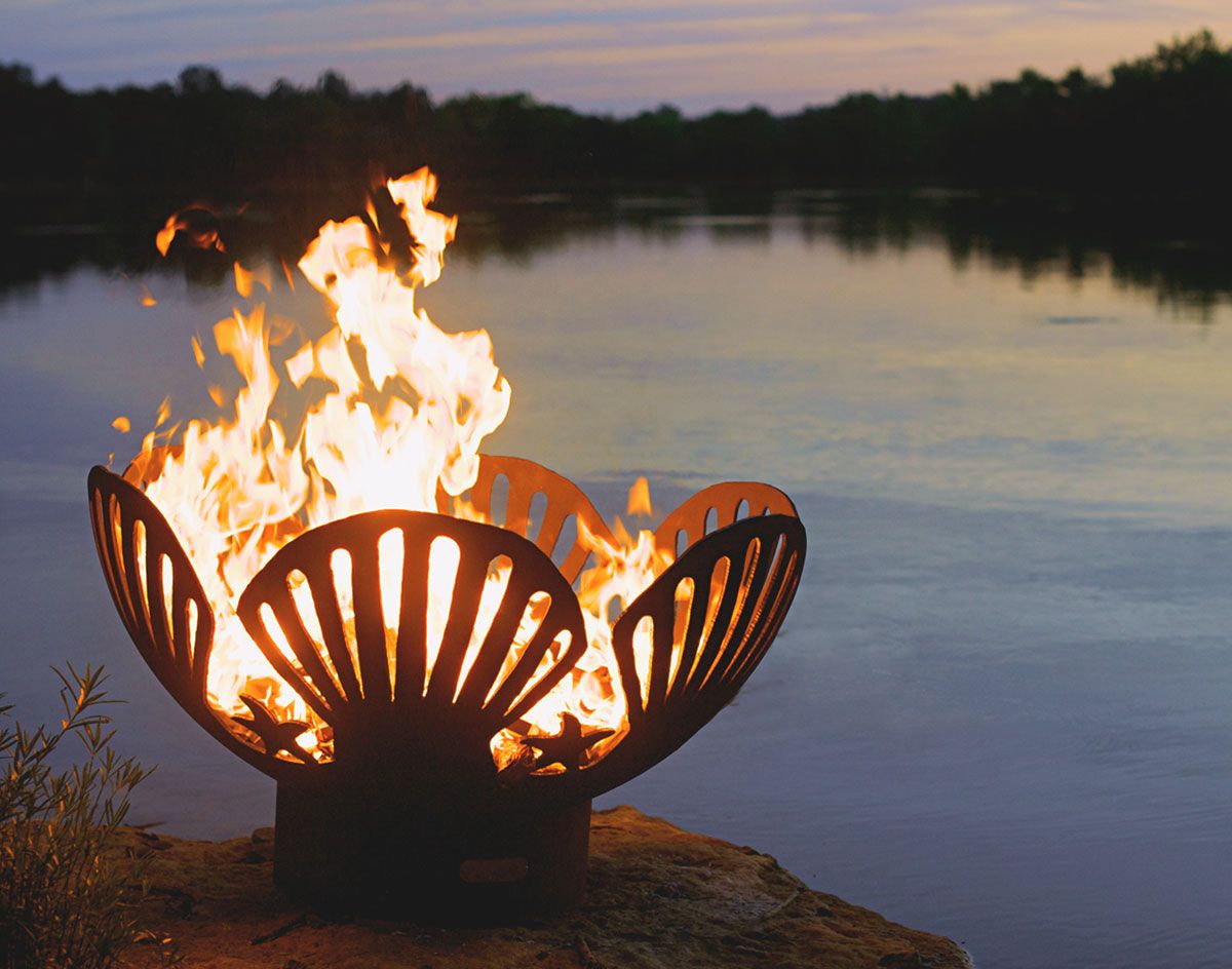 SeaSide Carbon Steel Fire Pit: Made In USA