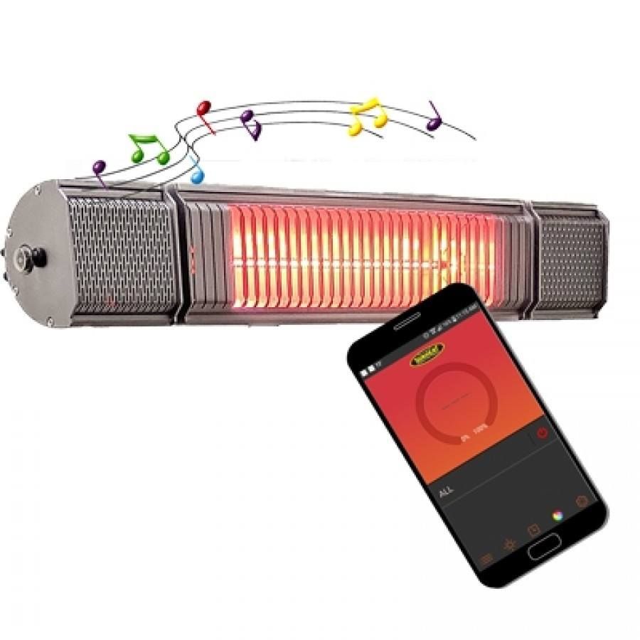 SUNHEAT and BEAT 1500W Electric Heater with Bluetooth Speaker