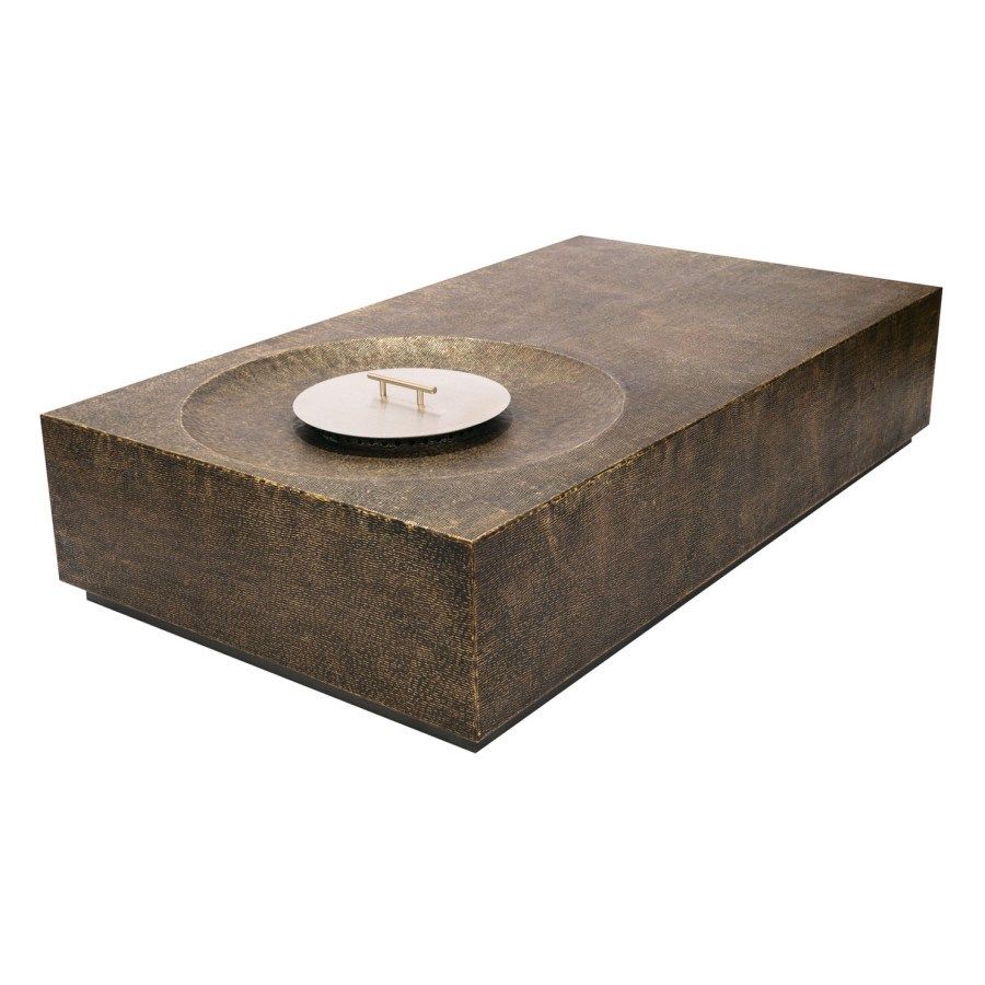 Seasonal Living Ingot Byzantine Rectangular Fire Table