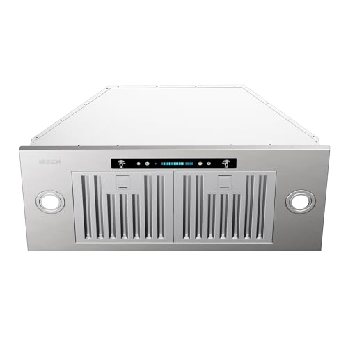 IKTCH 27.75 inch Insert Range Hood, 900 CFM Ducted/Ductless Convertible