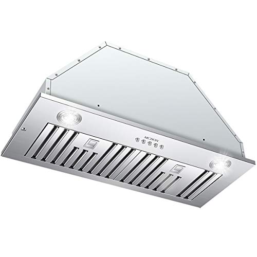 MCBON Range Hood Insert 30 inch, 600 CFM Vent Hood Insert, Ultraquiet