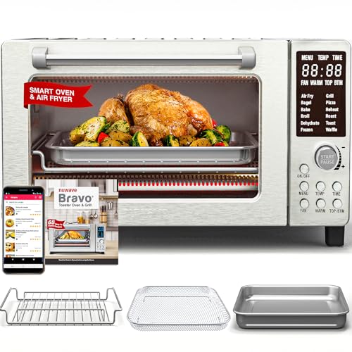 Nuwave Bravo 12in1 Air Fryer Toaster Oven Combo, Airfryer Convection