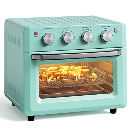 Retro Toaster Oven SIMOE Air Fryer Oven & Toasters 19QT, 7 in 1